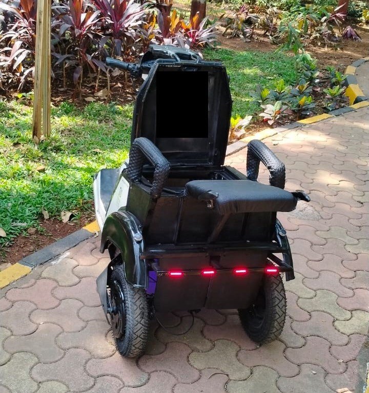 Rear Open GoEVHub Trike